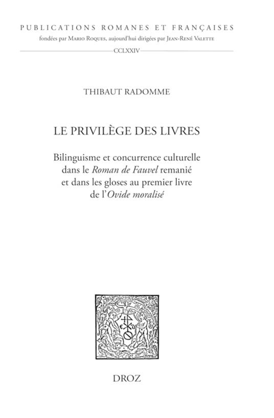 Le Privilège des livres