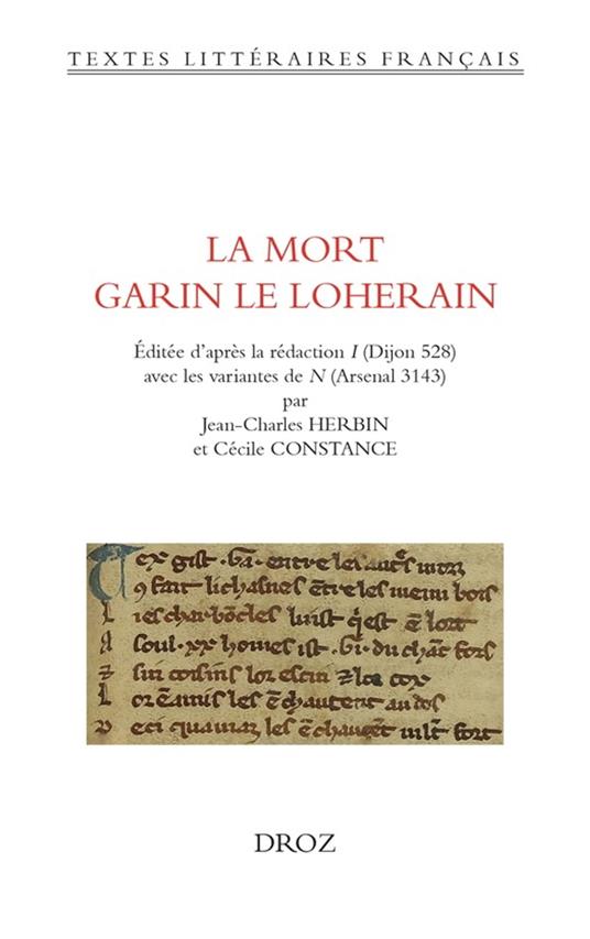 La Mort Garin le Loherain