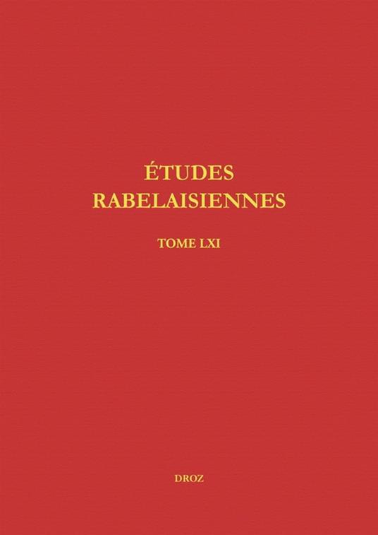 Études rabelaisiennes