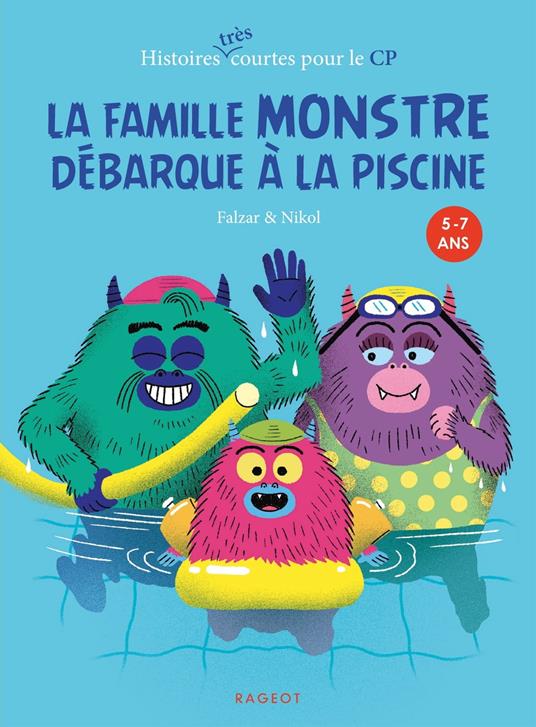 La famille Monstre débarque à la piscine - Falzar,Nikol - ebook