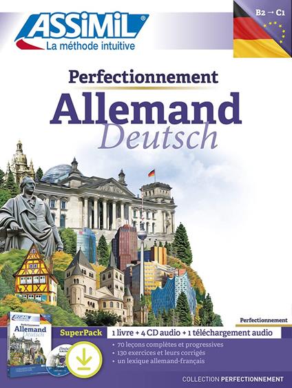 Perfectionnement Allemand. Deutsch. Con 4 CD-Audio. Con File audio per il download - Volker Eismann - copertina