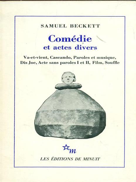 Comedie et actes divers - Samuel Beckett - copertina