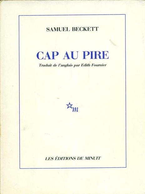Cap au pire - Samuel Beckett - copertina
