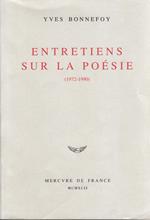 Entretiens sur la poésie (1972-1990)