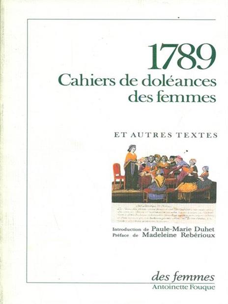 1789 Cahiers de doleances des femmes - 3