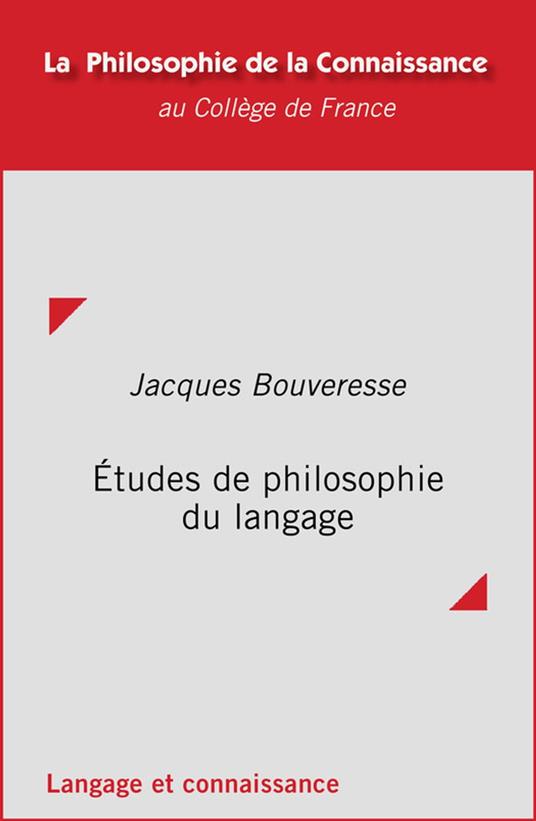 Études de philosophie du langage