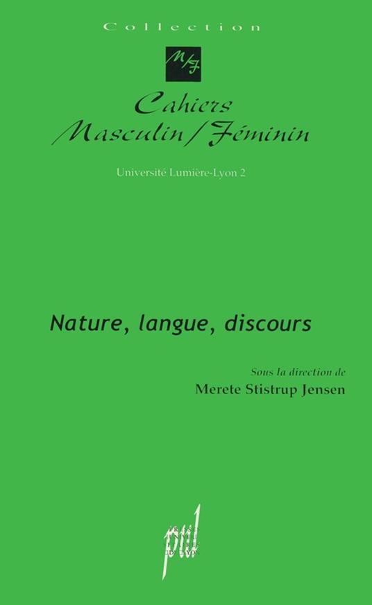 Nature, langue, discours