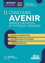 Concours Avenir : Annales de maths et physique corrigées