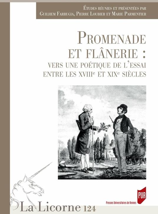 Promenade et flânerie : vers une poétique de l'essai entre XVIIIe et XIXe siècle