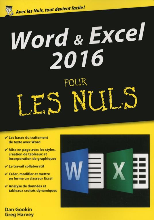 Word & Excel 2016, Mégapoche Pour les Nuls