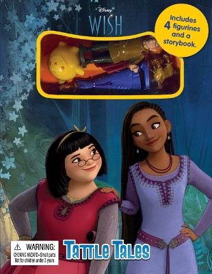 Disney Wish: Tattle Tales: Includes 4 Figurines and a Storybook - Phidal Publishing - cover