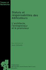 Statuts et responsabilités des édificateurs