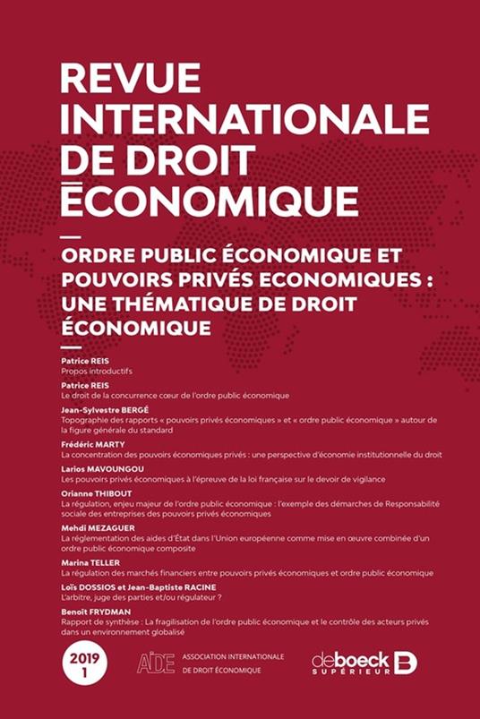 Revue internationale de droit économique