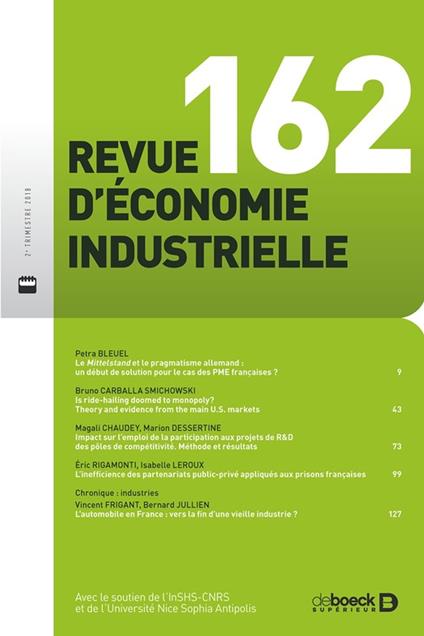 Revue d'économie industrielle