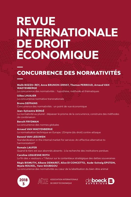 Revue internationale de droit économique