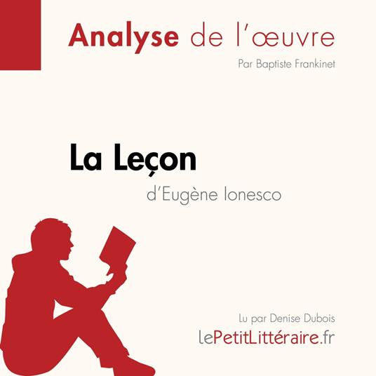 La Leçon de Eugène Ionesco (Fiche de lecture)