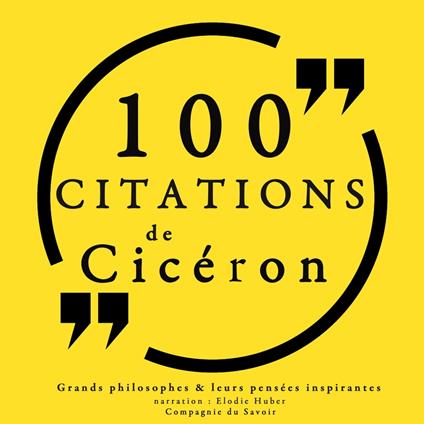 100 citations de Cicéron