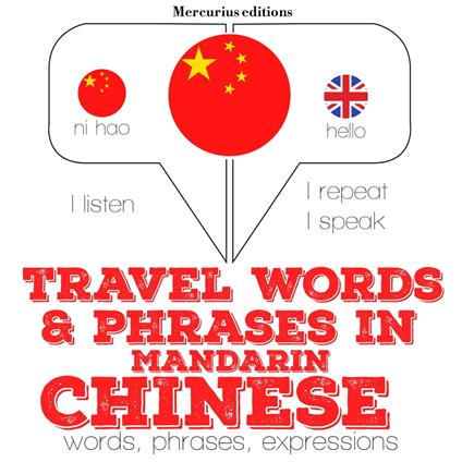 Travel words and phrases in Mandarin Chinese