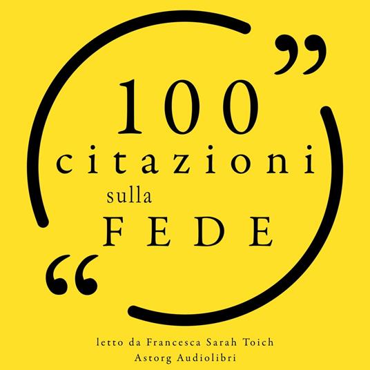 100 citazioni sulla fede