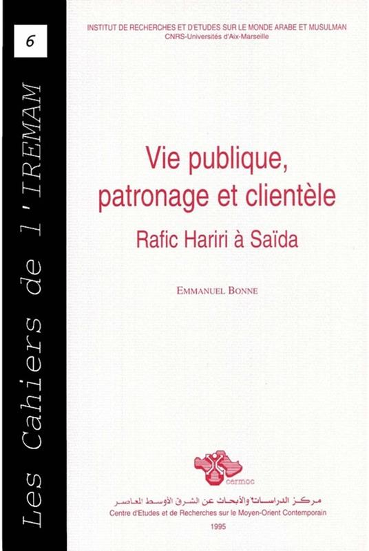 Vie publique, patronage et clientèle