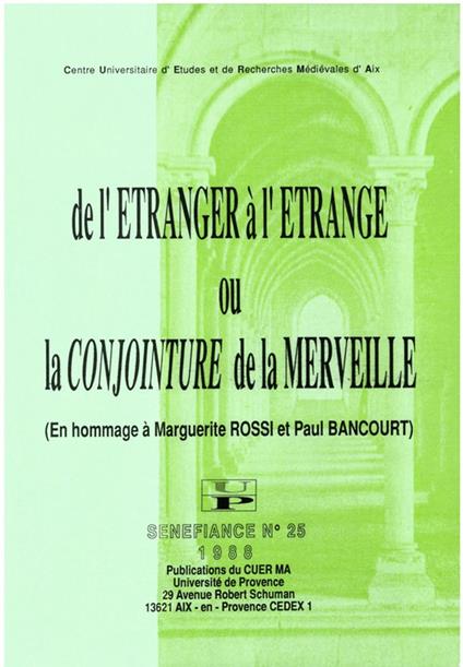 De l'étranger à l'étrange ou la conjointure de la merveille