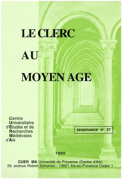 Le clerc au Moyen Âge