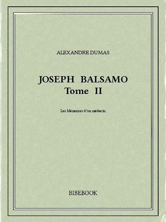 Joseph Balsamo II