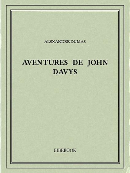 Aventures de John Davys