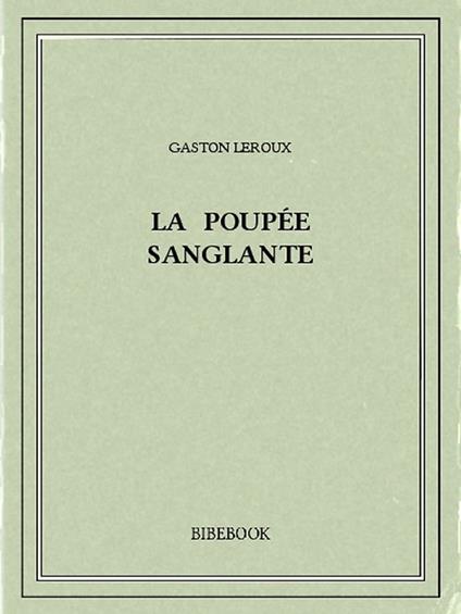 La poupée sanglante