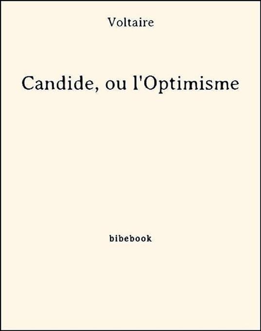 Candide, ou l'Optimisme