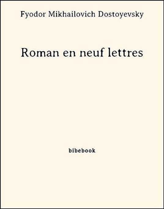 Roman en neuf lettres