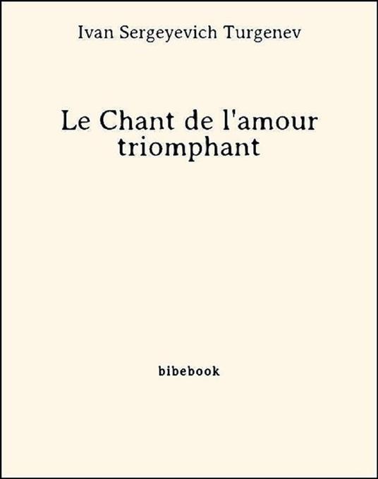 Le Chant de l'amour triomphant