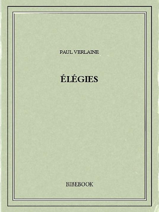 Élégies