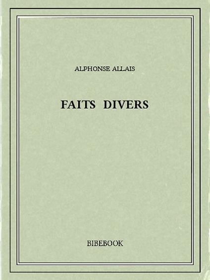 Faits divers