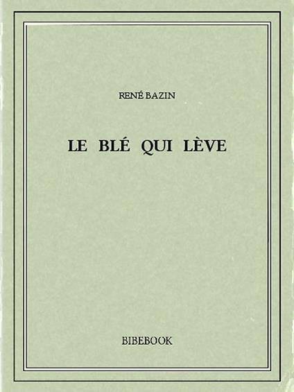 Le blé qui lève