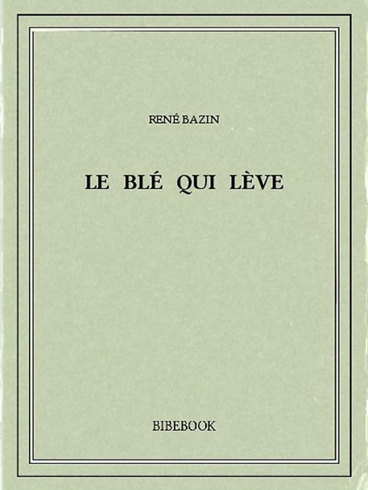 Le blé qui lève