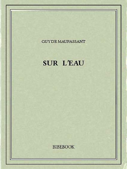 Sur l'eau