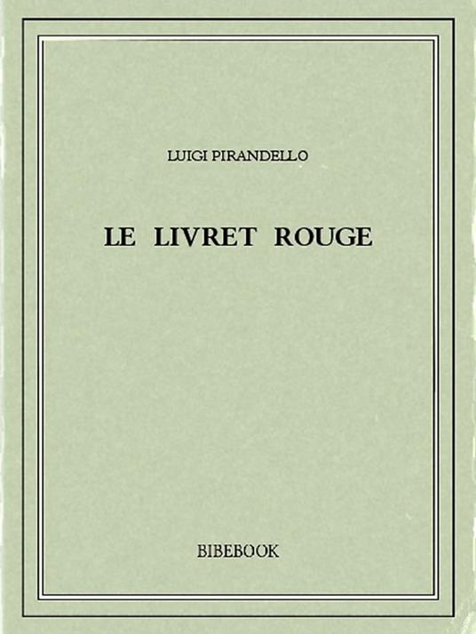 Le livret rouge