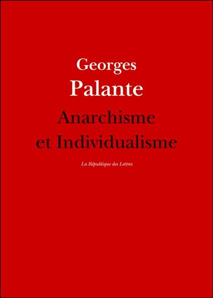 Anarchisme et Individualisme