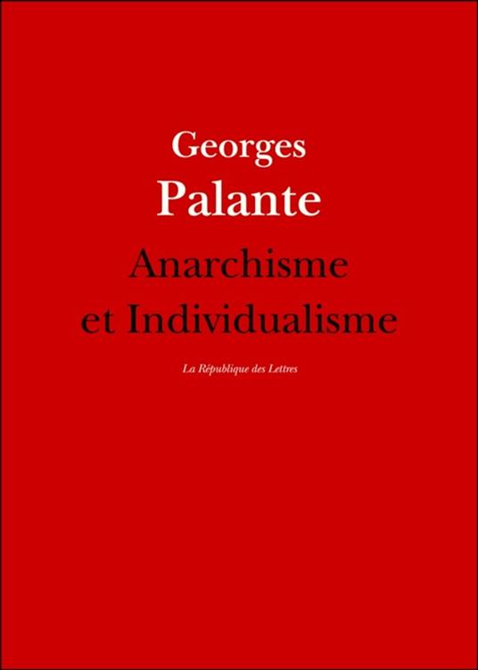 Anarchisme et Individualisme