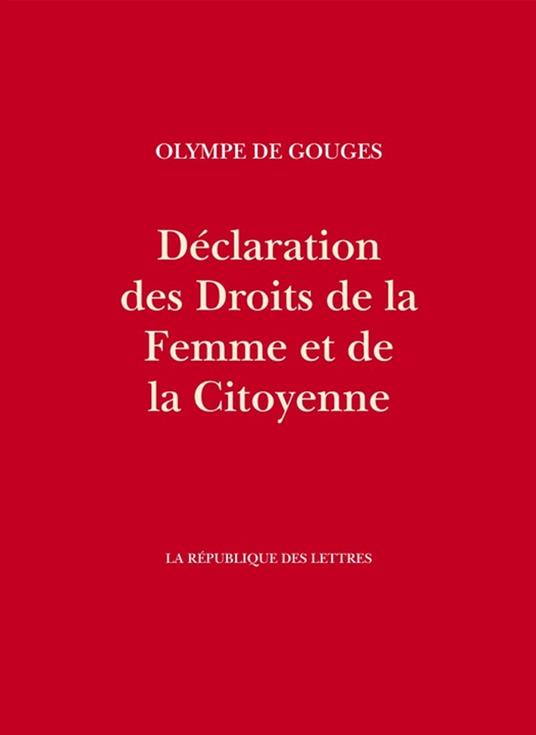 Déclaration des Droits de la Femme et de la Citoyenne