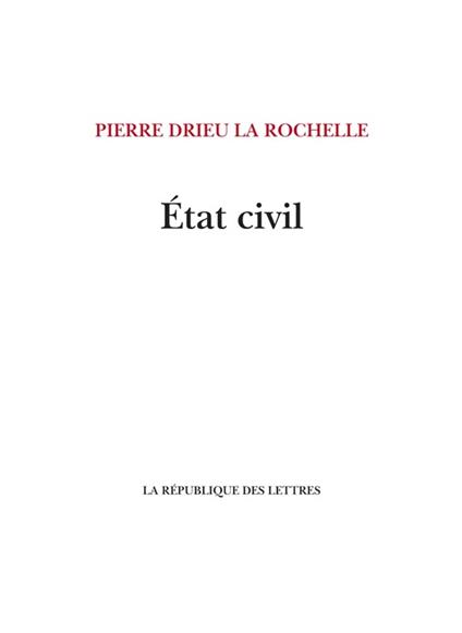 État civil