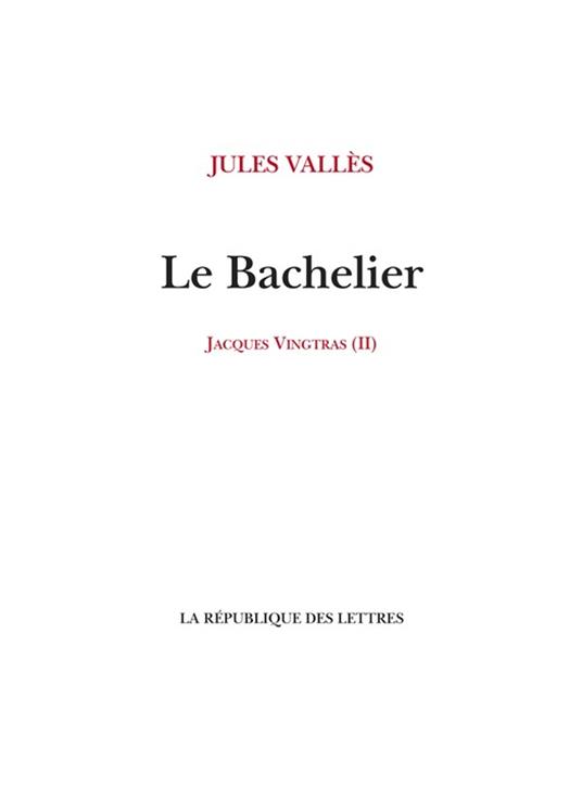 Le Bachelier