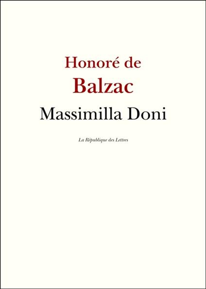 Massimilla Doni