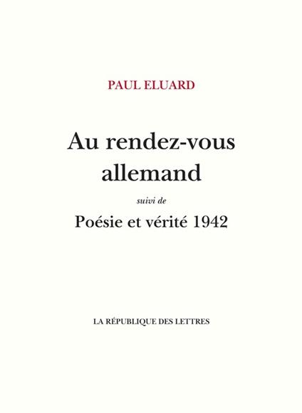 Au rendez-vous allemand