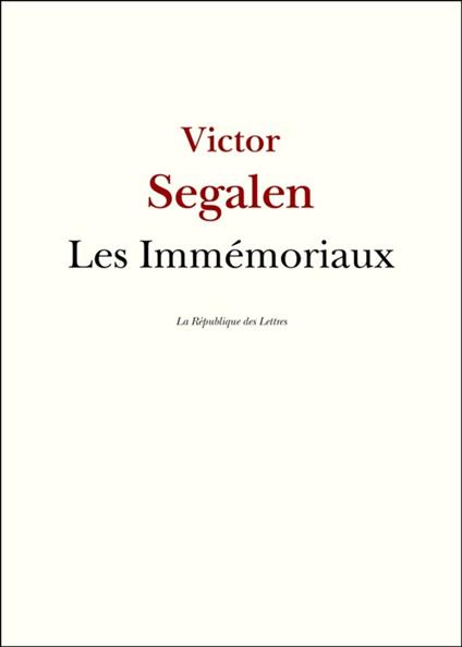 Les Immémoriaux