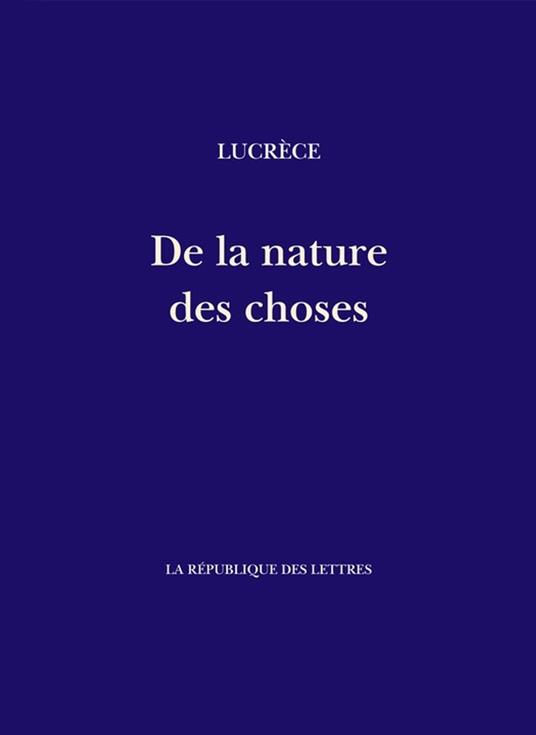 De la nature des choses