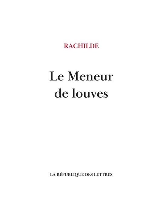 Le Meneur de louves