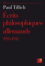 Ecrits philosophiques allemands