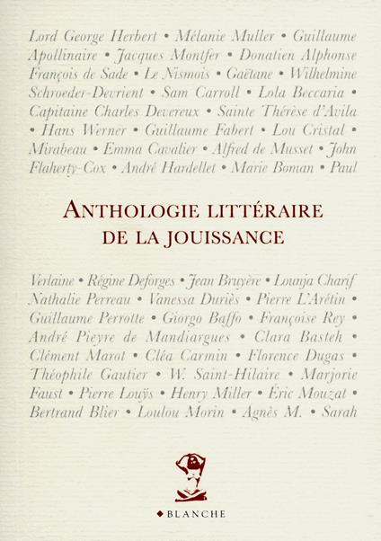 Anthologie littéraire de la jouissance